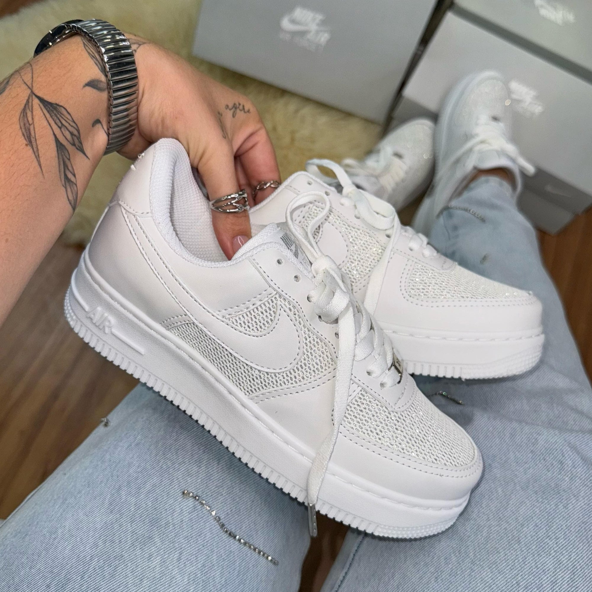 NIKE AIR FORCE F1 BRILHO - PREMIUM