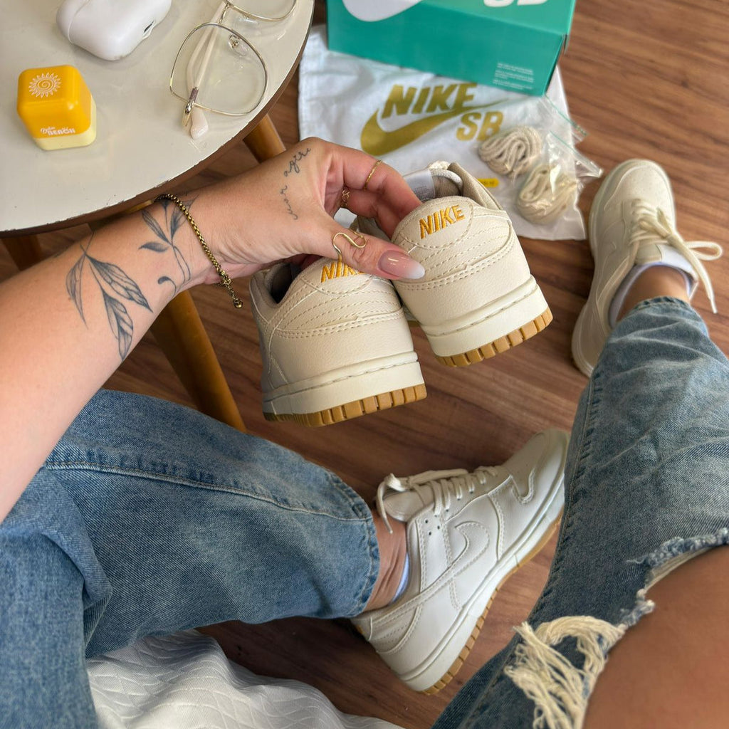 Nike Air Dunk Bege Corda - Premium